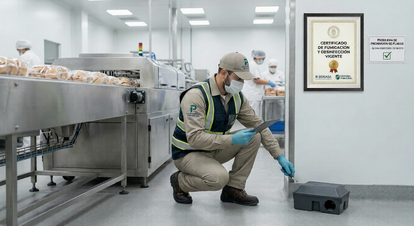 Importancia de la fumigación preventiva en industrias alimentarias