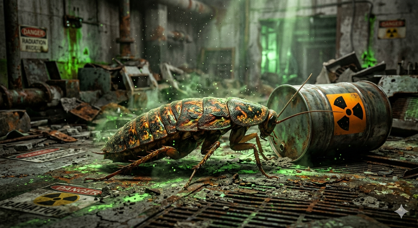 La bomba atómica y las cucarachas...mito?