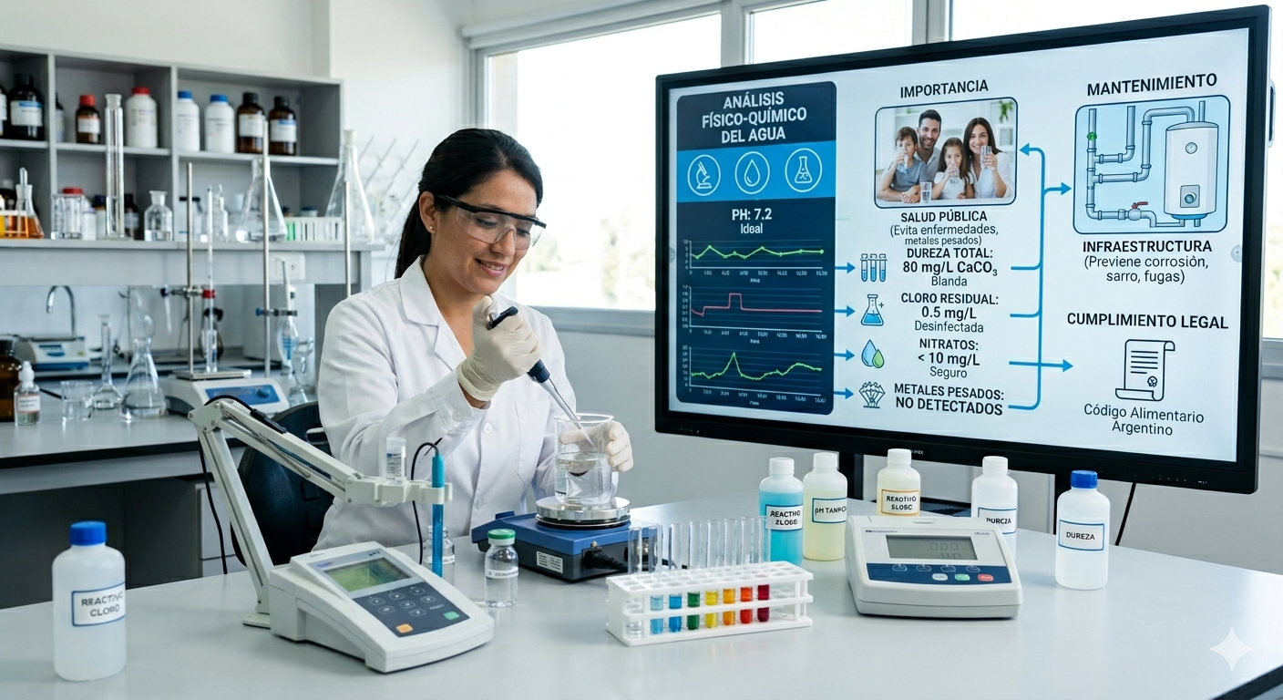 Importancia de un análisis Físico-Químico del agua potable